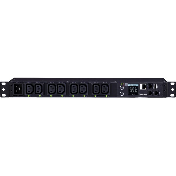 Cyberpower 20A 208V Metered-By-Outlet Switched Pdu 8 C13 Outlets 10Ft Cord PDU81006